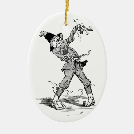 Het Tin Man Alice in Wonderland Keramisch Ornament (Voorkant)