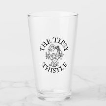 Het Tipsy Thistle Pint Glass