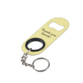 Het toejuichen van de avocado grappige handstand mini flessenopener (Achterkant Gekanteld)