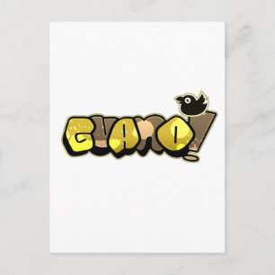 Het Toestel van het Spel van de guano - Logo Briefkaart