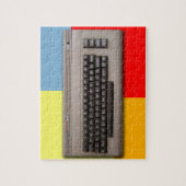 Het Toetsenbord van de Retro Computer? Legpuzzel (Verticaal)