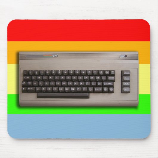 Het  Toetsenbord van de Retro Computer? Muismat (Voorkant)