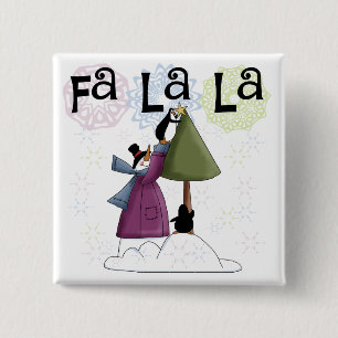 Het toevoegen van de Star Holiday Tshirts en gesch Vierkante Button 5,1 Cm