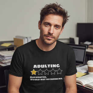 Het toevoegen van overschatten zou niet één Ster a T-shirt
