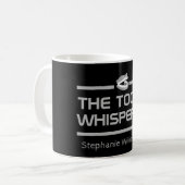 Het Tooth Whisperer Funny Dentist-cadeau Koffiemok (Voorkant links)