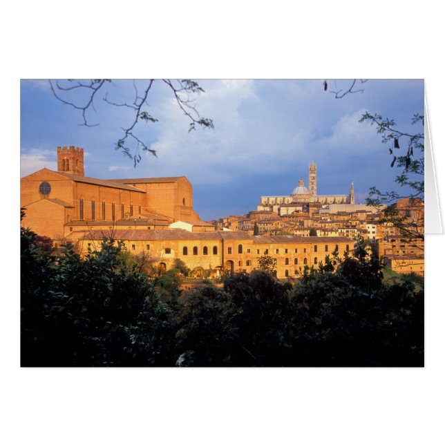 Het Toscaanse dorp Sienna, Italië. (Voorkant Horizontaal)