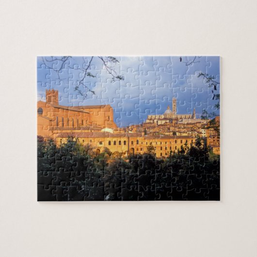 Het Toscaanse dorp Sienna, Italië. Legpuzzel (Horizontaal)