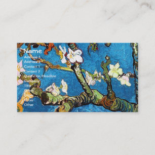 Het tot bloei komen Almond Tree Van Gogh Fine Art. Visitekaartje