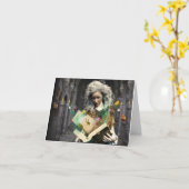 Het toverboek Halloween Kaart (Gele Bloem)