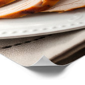 Het traditionele Thanksgiving feest Poster (Hoek)