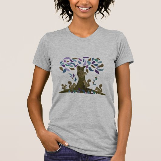 Het Treehouse van de eekhoorn T-shirt (Voorkant)