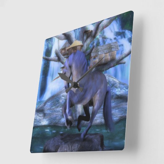 Het Treehouse Vierkante Klok (Hoek)