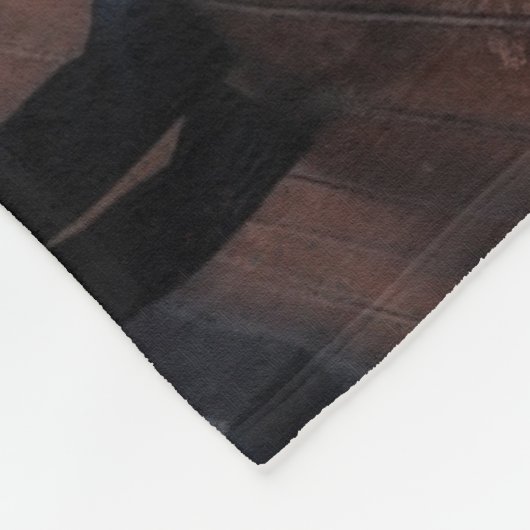 Het treinstation van Steampunk Fleece Deken (Hoek)