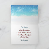 Het Trio van de peperkoek met Vers Feestdagen Kaart (Binnen)