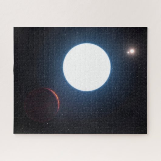 Het Triple Star Systeem HD 131399 Legpuzzel (Horizontaal)