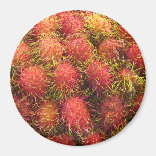 Het Tropische Fruit van Rambutan Magneet