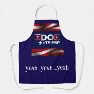 Het Trump All-Over Patriotic Print Schort