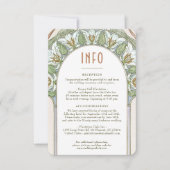 Het Tussenvoegsel van de Berichten INFO  Kunst Nie Kaart (Voorkant)