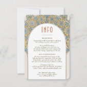 Het Tussenvoegsel van de Berichten INFO Kunst Nie Kaart (Voorkant)