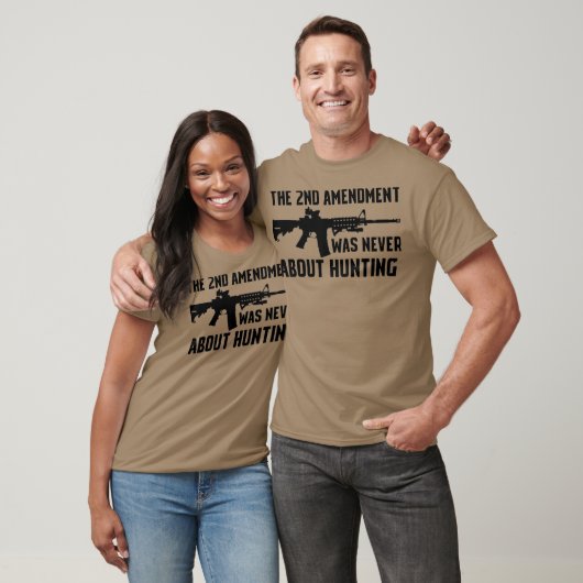 Het tweede amendement ging nooit over jagen Pro T-shirt (Unisex)