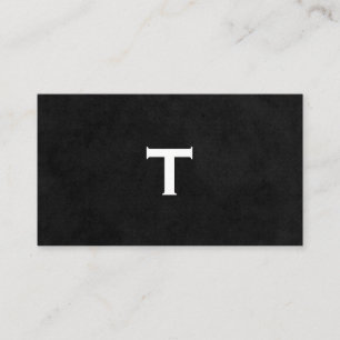 Het Type van manuscript met Monogram Visitekaartje