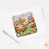Het uil sticker vel (Envelop)
