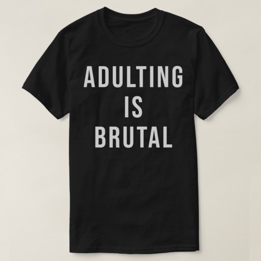 Het uitbannen is brutaal t-shirt (Design voorkant)