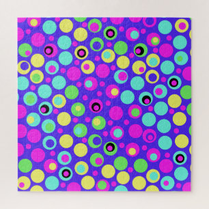 Het uitdagen van Polka Dot Puzzle Legpuzzel