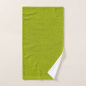 Het uiterlijk van Snuggly Chartreuse Green Suede Bad Handdoek (Handdoek)