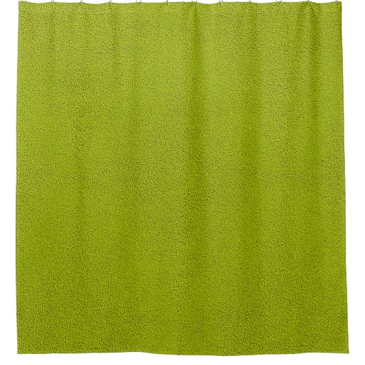 Het uiterlijk van Snuggly Chartreuse Green Suede Douchegordijn (Voorkant)