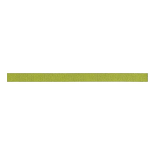 Het uiterlijk van Snuggly Chartreuse Green Suede Grosgrain Lint (Voorkant)
