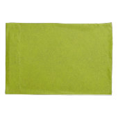 Het uiterlijk van Snuggly Chartreuse Green Suede Kussensloop (Achterkant)