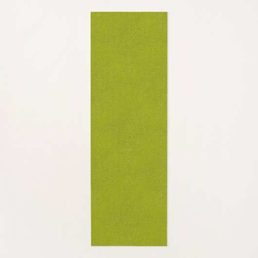 Het uiterlijk van Snuggly Chartreuse Green Suede Yogamat (Voorkant)
