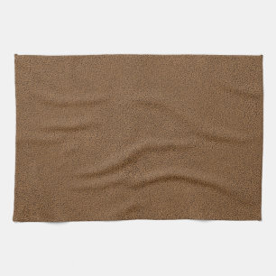 Het uiterlijk van Snuggly Coffee Brown Suede Textu Theedoek