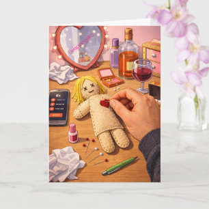 Het uitmaken is moeilijk Unapologetische Illustrat Kaart
