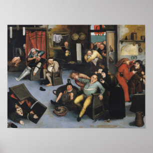 Het uitsnijden van de steen van de waanzin poster