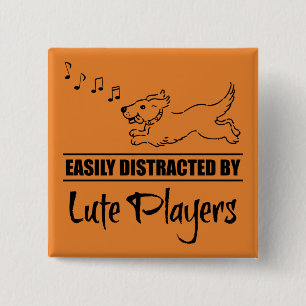 Het uitvoeren van Dog gemakkelijk verstoord door L Vierkante Button 5,1 Cm