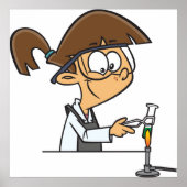 Het uitvoeren van een wetenschappelijk experiment poster (Voorkant)