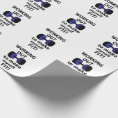 Het uitwerken van workout gewichten uitwerken cadeaupapier (Hoek)