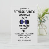 Het uitwerken van workout gewichten werken uit kaart (Staand voorkant)