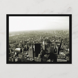 Het Uitzicht B&W van de Staat van het Imperium NYC Briefkaart
