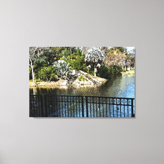 Het Uitzicht in Ponte Vedra Florida 1206 Canvas Afdruk (Voorkant)