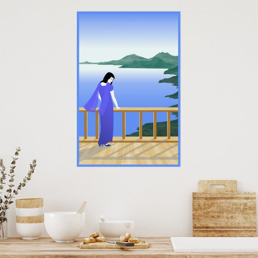 Het Uitzicht Poster (Keuken)