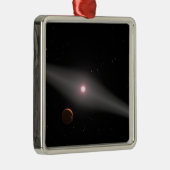 Het uitzicht uit de omgeving metalen ornament (Rechts)