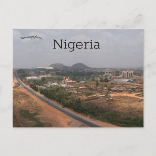 Het Uitzicht van Abuja Nigeria Briefkaart