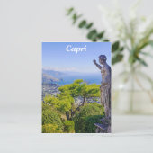 Het Uitzicht van de Berg van Capri Briefkaart (Staand voorkant)