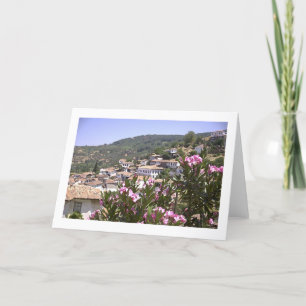 Het uitzicht van de bloem kaart