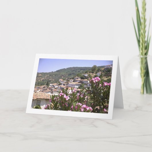 Het uitzicht van de bloem kaart (Voorkant)