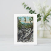 Het Uitzicht van de ingang van een Oude Glaciale G Briefkaart (Staand voorkant)