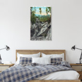 Het Uitzicht van de ingang van een Oude Glaciale G Canvas Afdruk (Insitu (Slaapkamer))